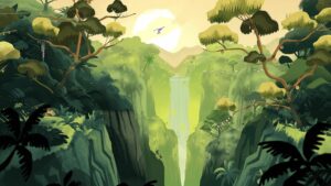 gibbon:-beyond-the-trees-is-a-gorgeous-2d-tree-swinging-adventure