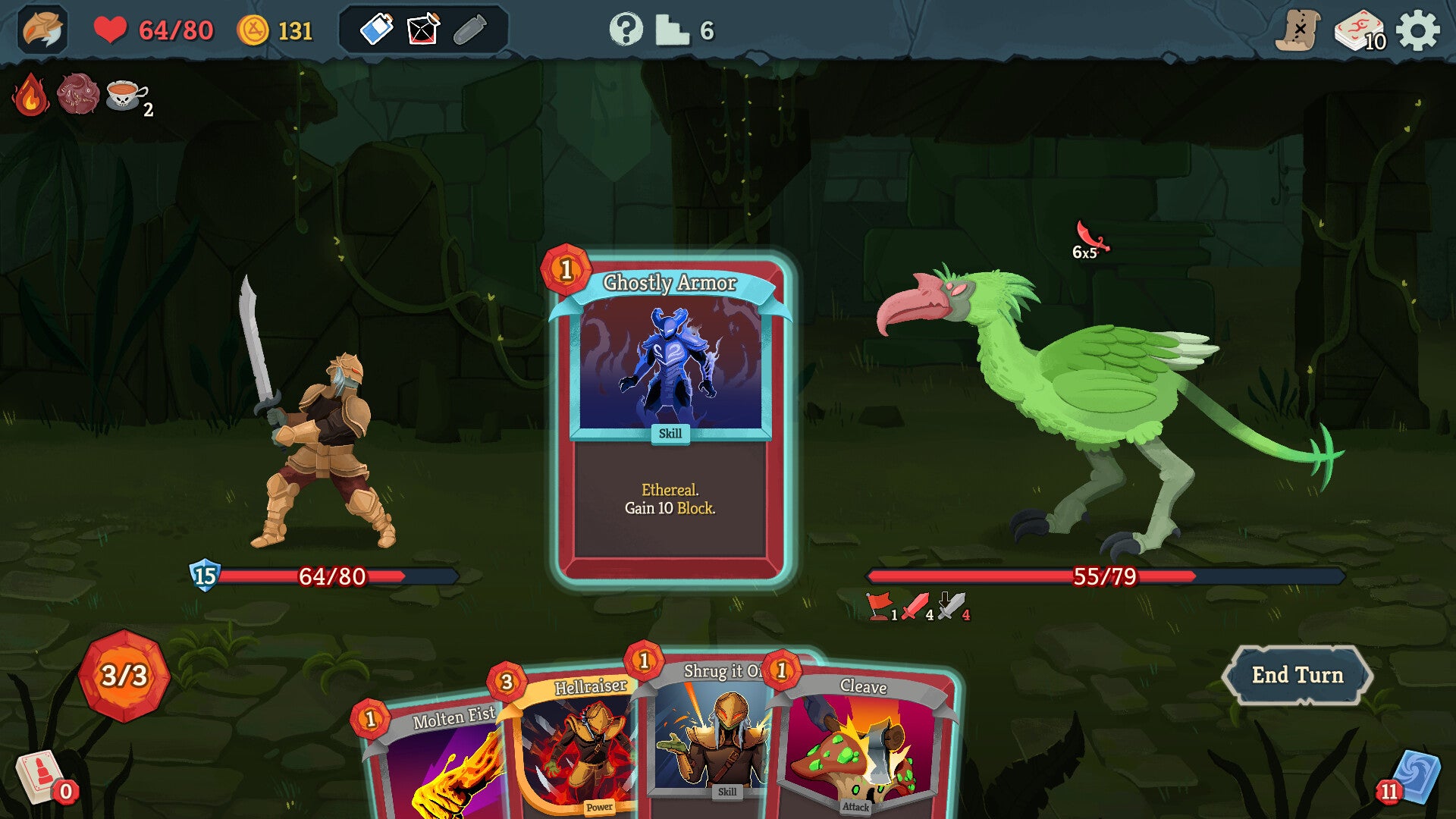 The Ironclad slaying beasts in a Slay The Spire 2 screenshot.
