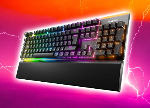 Save 26% on this dazzling yet near silent Be Quiet! gaming keyboard