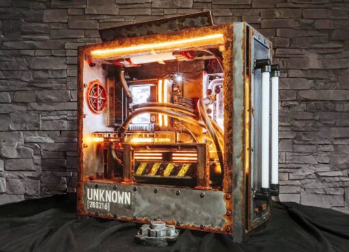 This incredible gaming PC build gives off some serious post apocalyptic vibes