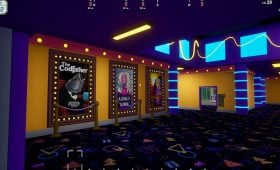 Rewind 99 screenshot showing the video store interior