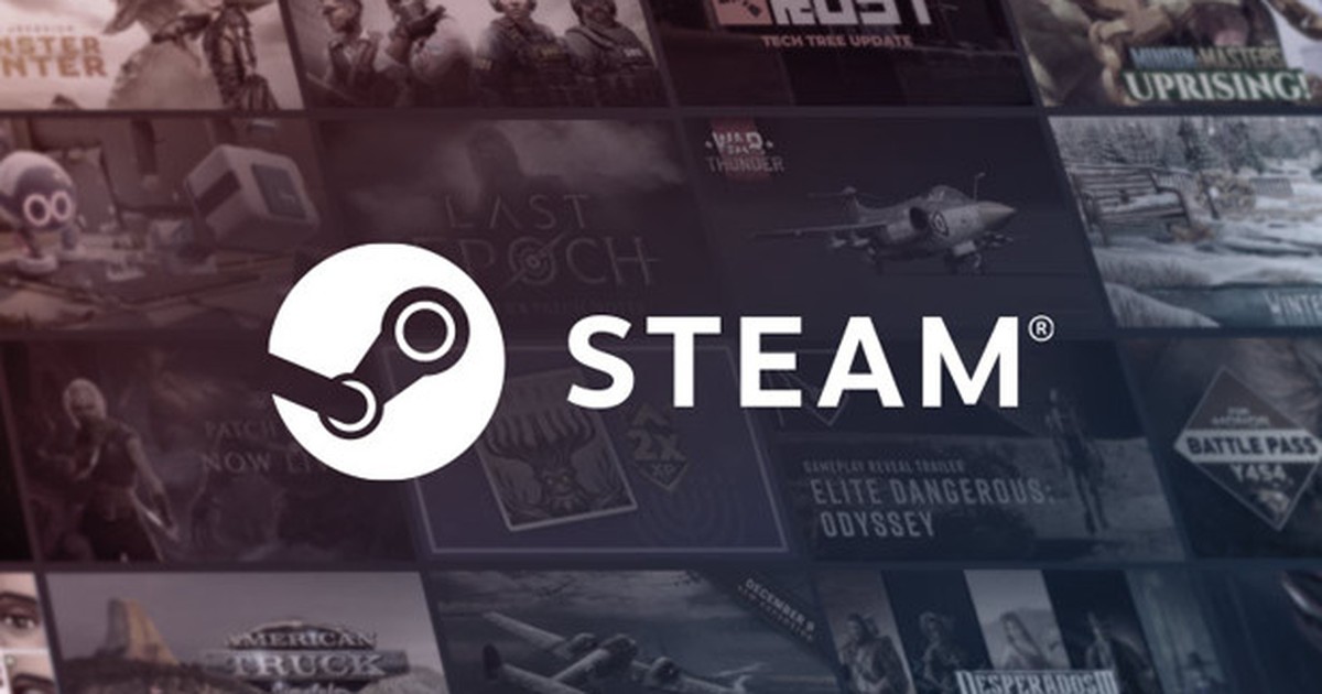 Steam platform logo and game library branding
