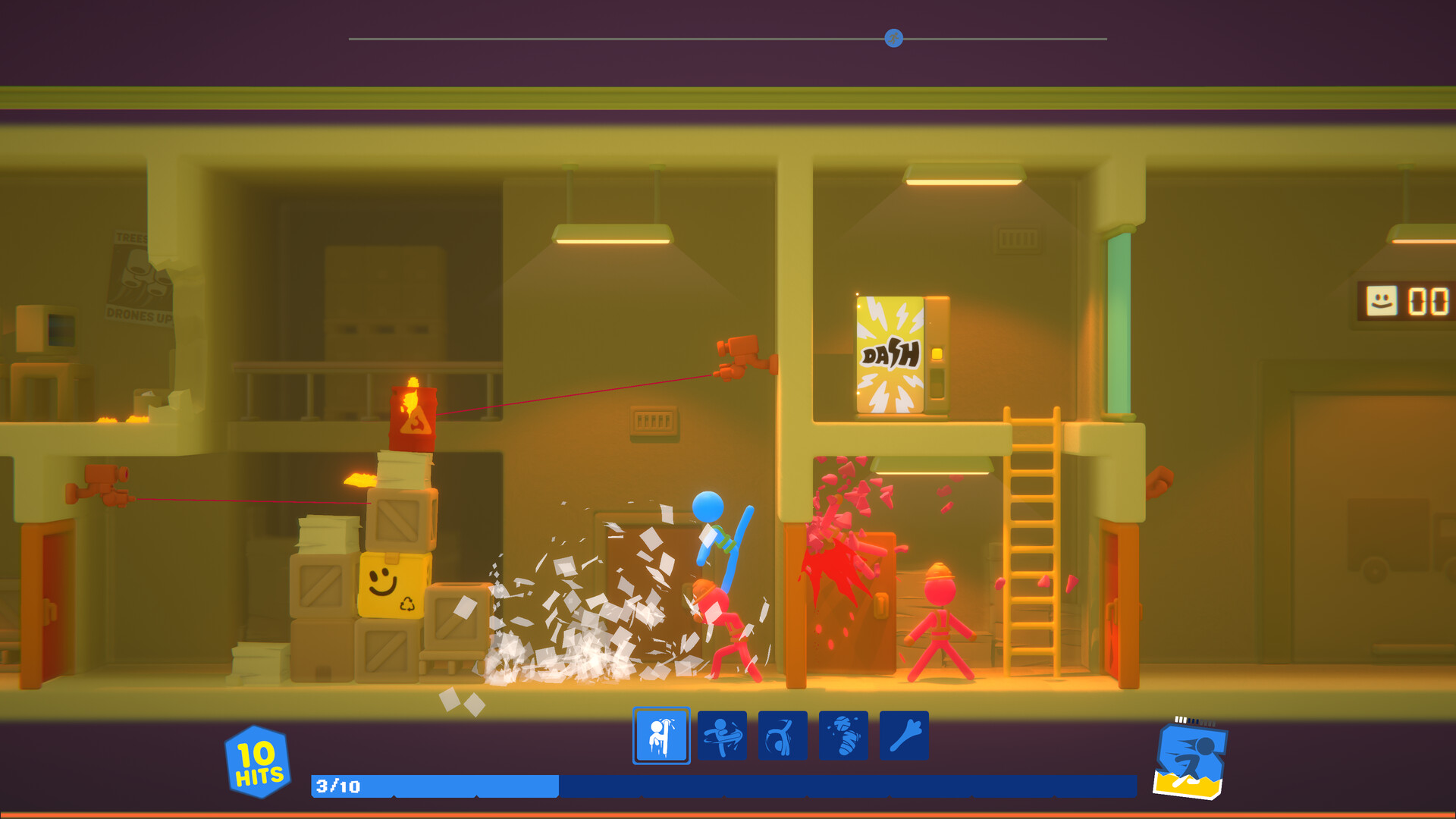 Boss encounters in Stick It to the Stickman